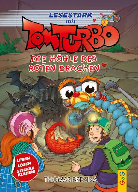 Buchcover Lesestark mit Tom Turbo - Die Höhle des roten Drachen